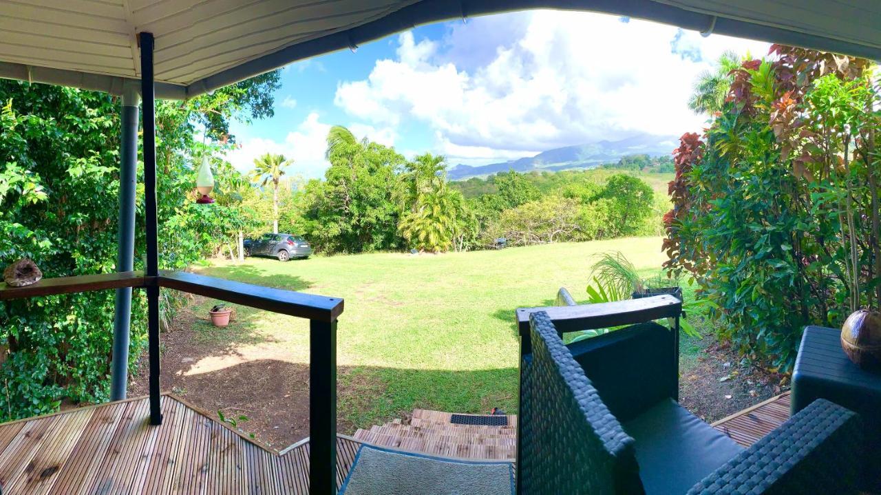 Lodge Colibris Piscine Privee Vue Panoramique Mer Et Montagne Pelee , 500 M Plage Dans Un Parc , Calme Assure Ideal Pour Decouvrir Le Nord Caraibes Ле Карбе Екстериор снимка