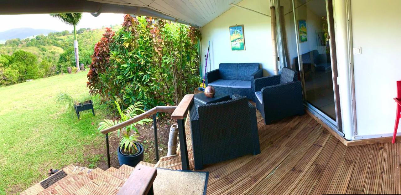 Lodge Colibris Piscine Privee Vue Panoramique Mer Et Montagne Pelee , 500 M Plage Dans Un Parc , Calme Assure Ideal Pour Decouvrir Le Nord Caraibes Ле Карбе Екстериор снимка